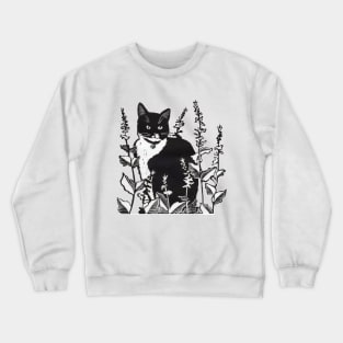 Tuxedo Cat Crewneck Sweatshirt